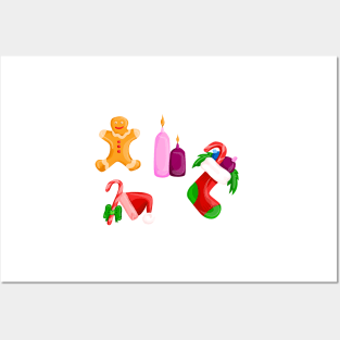 Christmas icons Posters and Art